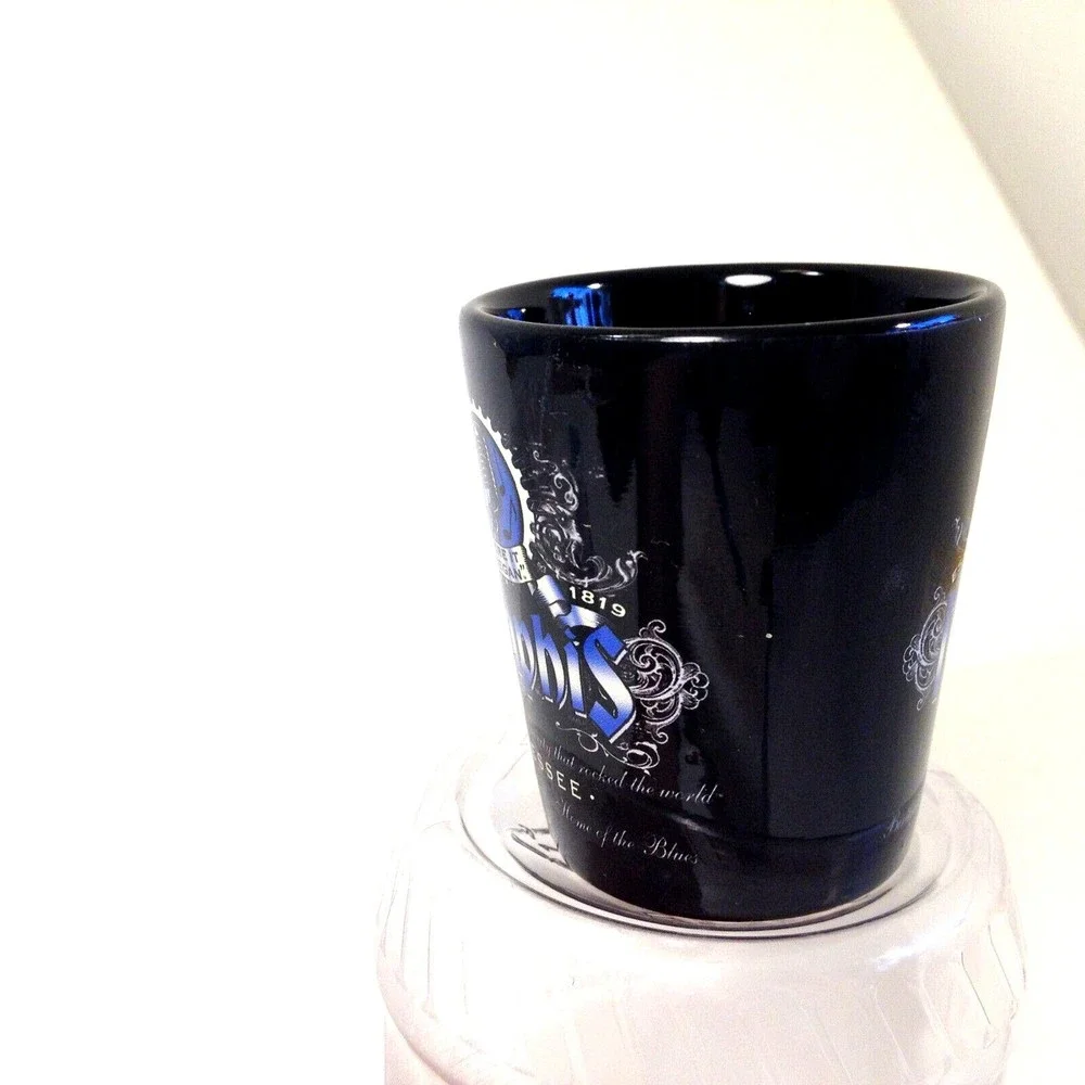 Vintage Souvenir Memphis Tennessee Guitar Handle Shot Glass Whiskey